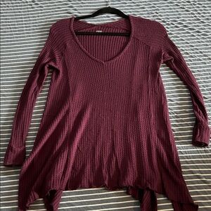 Flowy waffle long sleeve